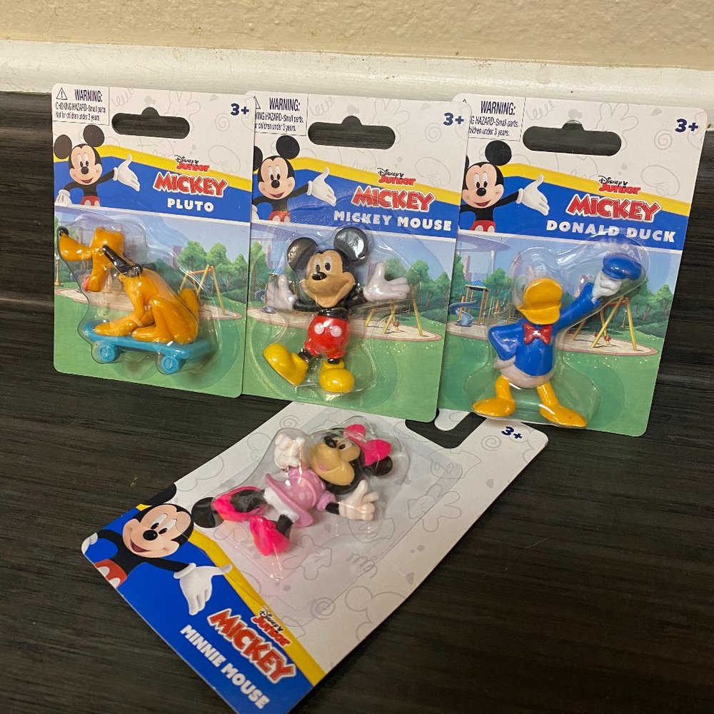 Disney Mickey Mouse Funhouse Micro Collection Figure NEW Pluto, Donald, Minnie